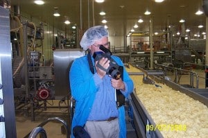 Mal West of Brisbane Australia in a processing plant.